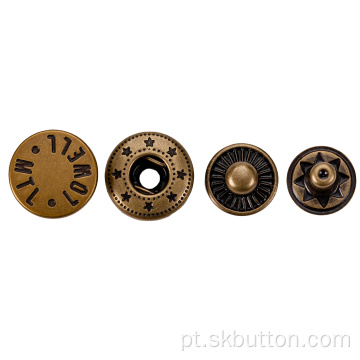 4 pcs Metal Press Snap Button